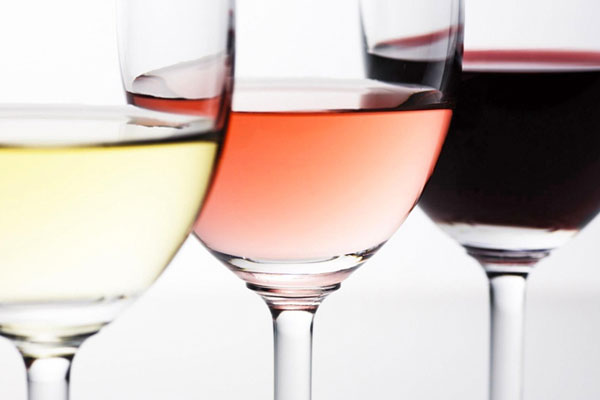 3 soorten wijn