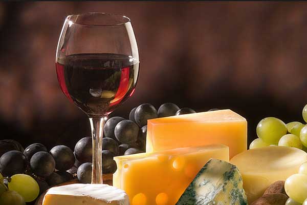 wijn en kaas